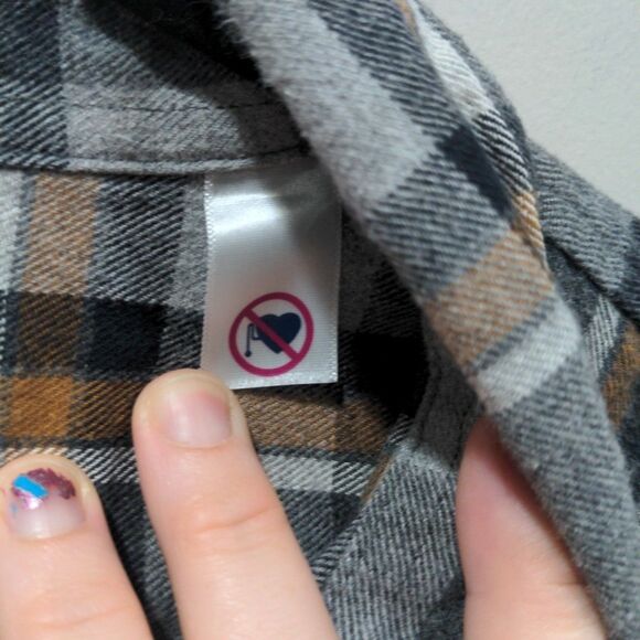 Duluth Mens Magna Ready Free Swingin Flannel Relaxed Fit LS Shirt Size XL Gray - Picture 4 of 13